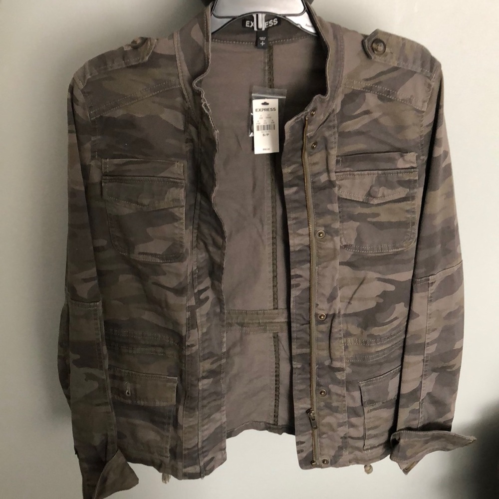 Camo military inspired jacket